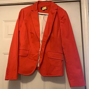 Bright coral blazer